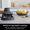imageNinja Crispi Air Fryer Microwave Freezer ampamp Dishwasher Safe Non Toxic Glass Portable Cooking System 4 QT ampamp 6 Cup Glass Containers with Storage Lids Easy Meals Air Fry Bake Stone FN101STNavy