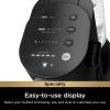 imageNinja Pod ampamp Grounds Specialty XL SingleServe Coffee Maker KCup Pod Compatible Brews Grounds Compact Design BuiltIn Milk Frother 68oz Reservoir 6oz Cup to 24oz Mug Sizes Stone PB055ASTBlack