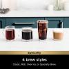 imageNinja Pod ampamp Grounds Specialty XL SingleServe Coffee Maker KCup Pod Compatible Brews Grounds Compact Design BuiltIn Milk Frother 68oz Reservoir 6oz Cup to 24oz Mug Sizes Stone PB055ASTStone