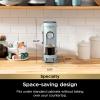imageNinja Pod ampamp Grounds Specialty XL SingleServe Coffee Maker KCup Pod Compatible Brews Grounds Compact Design BuiltIn Milk Frother 68oz Reservoir 6oz Cup to 24oz Mug Sizes Stone PB055ASTGlacier Blue