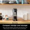 imageNinja Pod ampamp Grounds Specialty XL SingleServe Coffee Maker KCup Pod Compatible Brews Grounds Compact Design BuiltIn Milk Frother 68oz Reservoir 6oz Cup to 24oz Mug Sizes Stone PB055ASTBlack