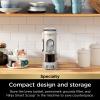 imageNinja Pod ampamp Grounds Specialty XL SingleServe Coffee Maker KCup Pod Compatible Brews Grounds Compact Design BuiltIn Milk Frother 68oz Reservoir 6oz Cup to 24oz Mug Sizes Stone PB055ASTXL Stone