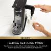 imageNinja Pod ampamp Grounds Specialty XL SingleServe Coffee Maker KCup Pod Compatible Brews Grounds Compact Design BuiltIn Milk Frother 68oz Reservoir 6oz Cup to 24oz Mug Sizes Stone PB055ASTBlack