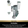 imageNinja Pod ampamp Grounds Specialty XL SingleServe Coffee Maker KCup Pod Compatible Brews Grounds Compact Design BuiltIn Milk Frother 68oz Reservoir 6oz Cup to 24oz Mug Sizes Stone PB055ASTSage Green