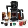 imageNinja  Coffee Maker  DualBrew Single Serve System  4 Brew Styles  Keep Warm Feature ampamp Buit In Frother  14 Cup Glass Carafe ampamp Removable 70oz Water Reservoir  Black  CFP451AFrother  Paper Filter