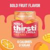 imageNinja Thirsti Flavored Water Drops FRUITI CHILL Variety Pack Bold Fruit Flavor Sparkling or Still Calories Zero Sugar Makes 17 12oz drinks 3 Pack WCFV2Peach Punch