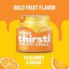 imageNinja Thirsti Flavored Water Drops FRUITI CHILL Variety Pack Bold Fruit Flavor Sparkling or Still Calories Zero Sugar Makes 17 12oz drinks 3 Pack WCFV2Orange