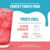 imageNinja Thirsti Flavored Water Drops FRUITI CHILL Variety Pack Bold Fruit Flavor Sparkling or Still Calories Zero Sugar Makes 17 12oz drinks 3 Pack WCFV2Watermelon Lime