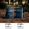 imageNinja  Backpack Cooler  FrostVault Go Can Soft Cooler  Leakproof Zipper with Built in Can Opener 2 Ice Packs ampamp Dry Storage Drawer  for Hiking Camping ampamp More  2436 CanBlue