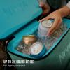imageNinja  Backpack Cooler  FrostVault Go Can Soft Cooler  Leakproof Zipper with Built in Can Opener 2 Ice Packs ampamp Dry Storage Drawer  for Hiking Camping ampamp More  2436 CanAqua