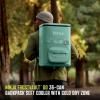 imageNinja  Backpack Cooler  FrostVault Go Can Soft Cooler  Leakproof Zipper with Built in Can Opener 2 Ice Packs ampamp Dry Storage Drawer  for Hiking Camping ampamp More  2436 CanAqua