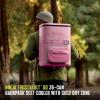 imageNinja  Backpack Cooler  FrostVault Go Can Soft Cooler  Leakproof Zipper with Built in Can Opener 2 Ice Packs ampamp Dry Storage Drawer  for Hiking Camping ampamp More  2436 CanPink