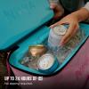 imageNinja  Backpack Cooler  FrostVault Go Can Soft Cooler  Leakproof Zipper with Built in Can Opener 2 Ice Packs ampamp Dry Storage Drawer  for Hiking Camping ampamp More  2436 CanPink