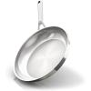 imageNinja EverClad Stainless Steel Cookware 7 Piece Pots ampamp Pans Set Cookware Set All Stovetops ampamp Induction Oven Safe to 600F TriPly CommercialGrade C9900712 Fry Pan