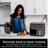 imageNinja AD150 Foodi 8 Quart 6in1 DualZone 2Basket Air Fryer with 2 Independent Frying Baskets Match Cook ampamp Smart Finish to Roast Broil Dehydrate ampamp More for Quick Easy Meals Black Renewed