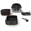 imageNinja AG300 4in1 Indoor Grill with 4Quart Air Fryer with Roast Bake and Cyclonic Grilling Technology