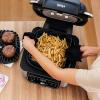 imageNinja AG300 4in1 Indoor Grill with 4Quart Air Fryer with Roast Bake and Cyclonic Grilling Technology