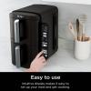 imageNinja Air Fryer 8 QT DoubleStack 2Basket Space Saving Design Feeds up to 6 People 6in1 Air Fryer Roast Bake ampamp More Easy to Clean Dishwasher Safe Parts SL201C Canadian Version
