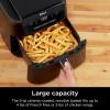 imageNinja Air Fryer Pro 3in1 with 5 QT Capacity Air Fry Reheat Dehydrate Air Crisp Technology with 400F for hot 120 Volts Nonstick Basket ampamp Crisper Plate Black AF140 Renewed