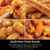 imageNinja Air Fryer Pro 3in1 with 5 QT Capacity Air Fry Reheat Dehydrate Air Crisp Technology with 400F for hot 120 Volts Nonstick Basket ampamp Crisper Plate Black AF140 Renewed