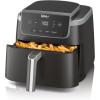 imageNinja Air Fryer Pro 4in1 Capacity 5 m2 47 Litres Outdoor Roast BBQ Heating Drainage BBQ Air Crisp Technology Nonstick Basket and Crispy Griddle Grey