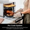 imageNinja Countertop Oven Double Stack XL ampamp Air Fryer with Pro Cook System 12in1 Flexdoor FlavorSeal SMART FINISH with DualZone Technology Air Fryer Bake Broil Reheat Stainless Steel DCT651 Renewed