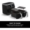 imageNinja DZ100 Foodi 4in1 8qt 2Basket Air Fryer with DualZone Technology Renewed DZ201 Ninja DZ201 8Quart