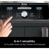 imageNinja DZ401 Foodi 10 Quart 6in1 DualZone XL 2Basket Air Fryer with 2 Independent Frying Baskets Match Cook ampamp Smart Finish to Roast Broil Dehydrate ampamp More for Quick Grey Renewed10Quart Ninja DZ401 BLACK