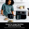 imageNinja DZ401 Foodi 6in1 10qt 2Basket Air Fryer with DualZone Technology Grey Renewed AD350CO
