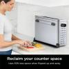 imageNinja FT405CO 10in1 Digital Air Fry Oven with Extra Large Capacity Flip Up and Away Stainless Steel Body and Temperature Control Renewed