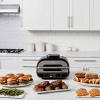 imageNinja Foodi 5 In 1 Indoor Grill and Air Fryer with Surround Searing Removable Grill Gate Crisper Basket Cooking Pot and Smoke Control System