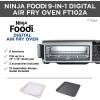 imageNinja Foodi 9in1 Digital Oven Air Fry Air Roast Broil Bake Bagel Toast Dehydrate Keep Warm and Reheat  Stainless Steel