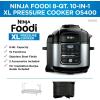 imageNinja Foodi Programmable 10in1 5Quart Pressure Cooker and Air Fryer  FD101 Stainless Steel RenewedStainless Steel