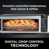 imageNinja Foodi SP101FT102CO Digital Fry Convection Oven Toaster Air Fryer FlipAway for Storage with XL Capacity and a Stainless Steel Finish RenewedSP101