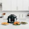 imageNinja OS301FD305CO Foodi 10in1 Pressure Cooker and Air Fryer with Nesting Broil Rack 65Quart Capacity and a Stainless Finish Renewed