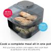 imageNinja SF300C Speedi Rapid Cooker ampamp Air Fryer 6Quart Capacity 10in1 Functions to Bake Roast Sear Saut Slow Cook Souse Vide ampamp More 15Minute Speedi Meals All In One Pot Sea Salt Grey Renewed