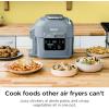 imageNinja SF300C Speedi Rapid Cooker ampamp Air Fryer 6Quart Capacity 10in1 Functions to Bake Roast Sear Saut Slow Cook Souse Vide ampamp More 15Minute Speedi Meals All In One Pot Sea Salt Grey Renewed