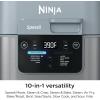 imageNinja SF300C Speedi Rapid Cooker ampamp Air Fryer 6Quart Capacity 10in1 Functions to Bake Roast Sear Saut Slow Cook Souse Vide ampamp More 15Minute Speedi Meals All In One Pot Sea Salt Grey Renewed