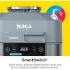 imageNinja SF300C Speedi Rapid Cooker ampamp Air Fryer 6Quart Capacity 10in1 Functions to Bake Roast Sear Saut Slow Cook Souse Vide ampamp More 15Minute Speedi Meals All In One Pot Sea Salt Grey Renewed