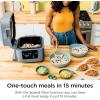 imageNinja SF300C Speedi Rapid Cooker ampamp Air Fryer 6Quart Capacity 10in1 Functions to Bake Roast Sear Saut Slow Cook Souse Vide ampamp More 15Minute Speedi Meals All In One Pot Sea Salt Grey Renewed