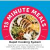 imageNinja SF300C Speedi Rapid Cooker ampamp Air Fryer 6Quart Capacity 10in1 Functions to Bake Roast Sear Saut Slow Cook Souse Vide ampamp More 15Minute Speedi Meals All In One Pot Sea Salt Grey Renewed