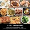imageNinja SFP700 Combi AllinOne Multicooker Oven ampamp Air Fryer 10in1 Functions 15Min Meals Digital Display Stainless Steel Renewed 1492 x 1543 x 1311