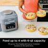 imageNinja Speedi Rapid Cooker ampamp Air Fryer 6Qt Capacity 10in1 Functions to Steam Bake Roast Sear Saut Slow Cook Sous Vide ampamp More 15Minute Speedi Meals All In One Pot Sea Salt Gray RenewedSea Salt Gray