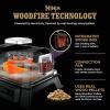 imageNinja Woodfire Outdoor Grill ampamp Smoker 6in1 Functionality Grill Smoke Bake Roast Air Fry Broil Authentic Woodfire Flavors Electric Heat OG3214in1 Grill  Smoker