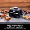 imageNinja Woodfire Outdoor Grill ampamp Smoker 6in1 Functionality Grill Smoke Bake Roast Air Fry Broil Authentic Woodfire Flavors Electric Heat OG3214in1 Grill  Smoker