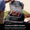 imageNinja Woodfire Outdoor Grill ampamp Smoker 6in1 Functionality Grill Smoke Bake Roast Air Fry Broil Authentic Woodfire Flavors Electric Heat OG3216in1 Grill  Smoker