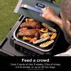 imageNinja Woodfire Outdoor Grill ampamp Smoker 6in1 Functionality Grill Smoke Bake Roast Air Fry Broil Authentic Woodfire Flavors Electric Heat OG3216in1 Grill  Smoker