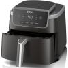 imageNinja Air Fryer Pro 4in1 with 5 QT Capacity Air Fry Roast Reheat Dehydrate Air Crisp Technology with 400F crispy results in just minutes Nonstick Basket ampamp Crisper Plate Grey AF141 RenewedBlack