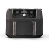 imageNinja DZ201 Foodi 6in1 2Basket Air Fryer with DualZone Technology 8Quart Capacity Dark Grey Stainless Renewed