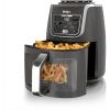 imageNinja EzView Air Fryer Max XL 55QT Capacity 7 functions Max Crisp Air Roast Bake Reheat Dehydrate and more up to 450F EzView Window Grey AF171C Canadian VersionAir Fryer